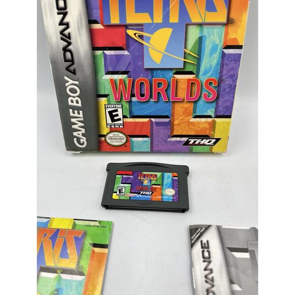 Tetris Worlds GBA Game Boy Advance Complete CIB Great Condition! - Picture 2 of 15